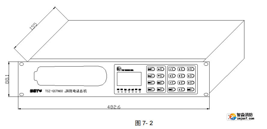 海灣TSZ-GSTN60消防電話總機(jī)接線安裝技術(shù) 海灣TSZ-GSTN60消防電話總機(jī)接線安裝技術(shù)