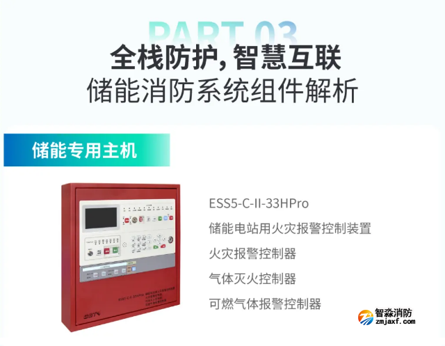 海灣儲能消防解決方案組件解析